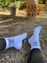 Load image into Gallery viewer, One Step at a Time - Slogan Crew Socks
